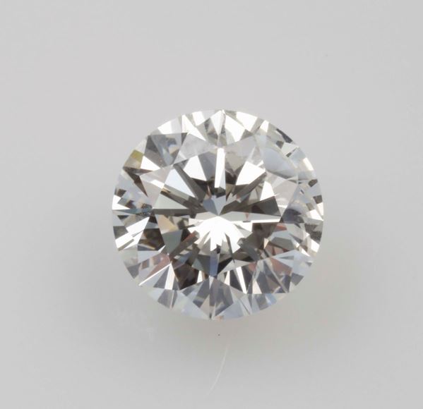 Diamante taglio a brillante di ct 2,78, colore J, caratteristiche interne VS1