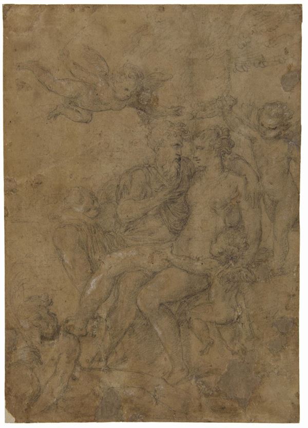 Nicolò Dell'Abate (1512-1571) Venere e Vulcano