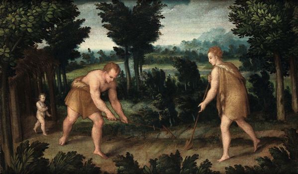 Paolo Fiammingo (1540-1596) Adamo ed Eva
