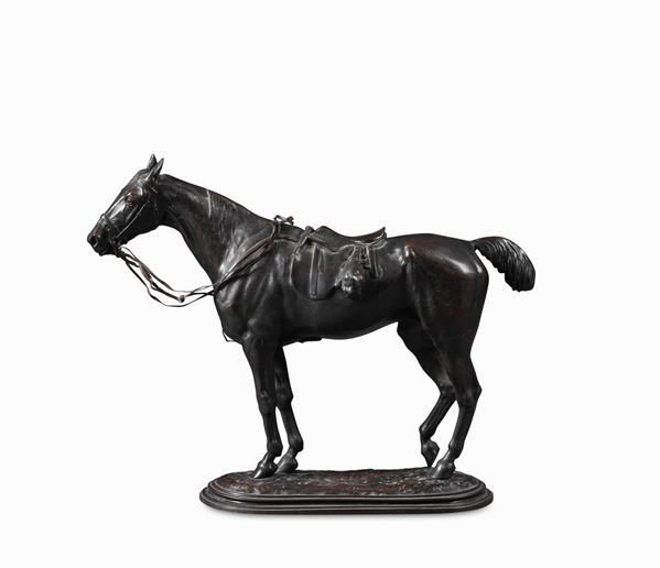 John Willis-Good (1845-1879) Cavallo con finimenti