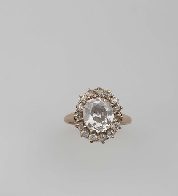Old-cut diamond ring