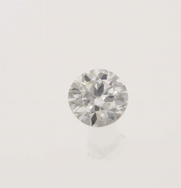 Unmounted old-cut diamond weighing 3.01 carats