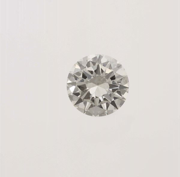 Unmounted brilliant-cut diamond weighing 5.64 carats