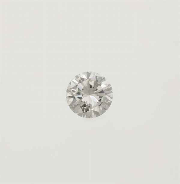 Unmounted brilliant-cut diamond weighing 4.05 carats