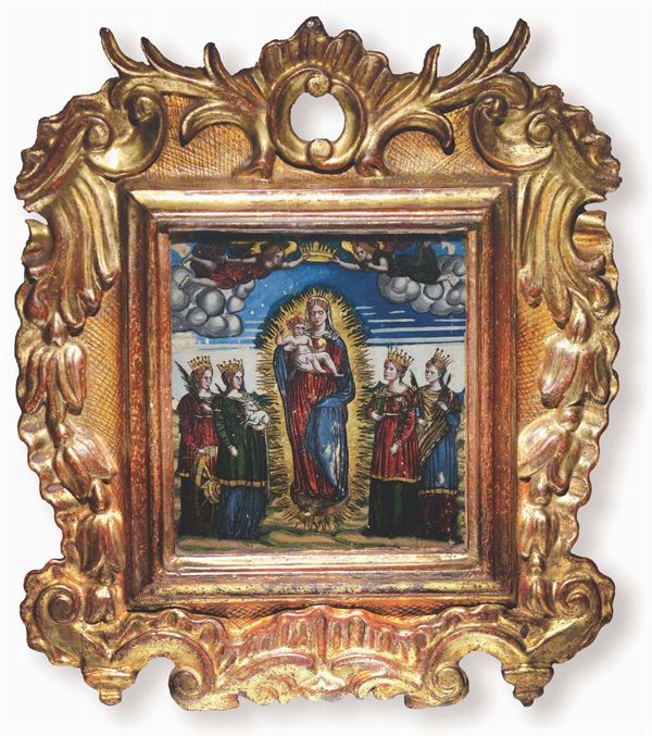 Veneto, 1600s L'Immacolata con quattro Sante martiri