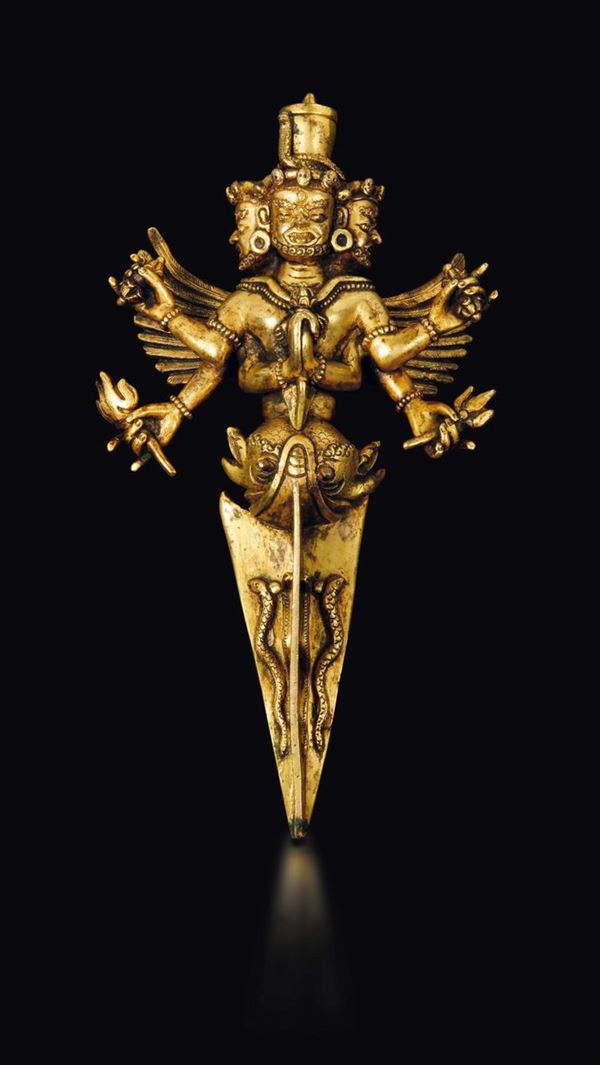 1X7 CM Chinesische Bronze Kupfer Lotus Blume Form Statue Weihrauch Brenner HN 