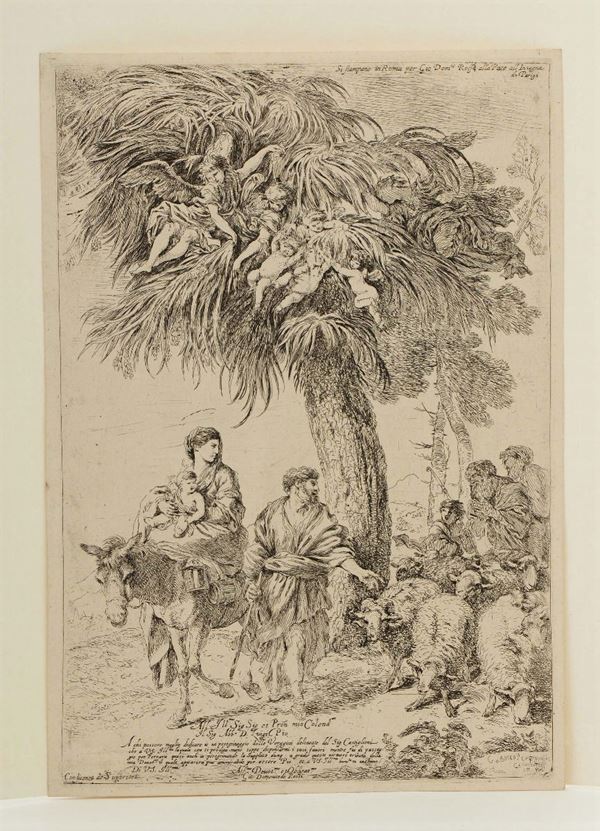 Castiglione, Giovanni Benedetto detto Il Grechetto (1609-1664) La fuga in Egitto