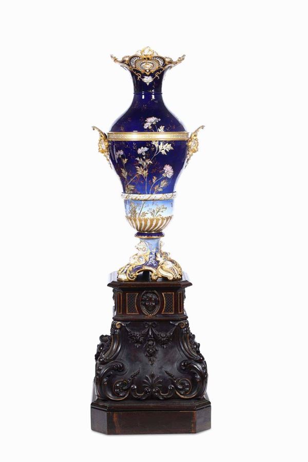 Importante vaso Doccia, Manifattura Ginori, anni Novanta dell’Ottocento