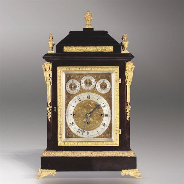 Orologio Bracket con carillon, Inghilterra 1870 circa