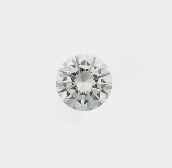 Pariglia di diamanti taglio brillante di ct 6,71 e 6,84, colore J e J, caratteristiche interne VS1 e  [..]