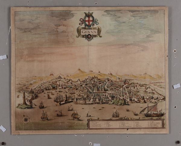 Veduta di Genova Genova, anonimo, seconda metà XVI secolo/ prima metà XVII