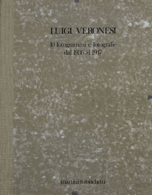 Luigi Veronesi (1908-1998) Cartella di 10 fotografie 1936/1947