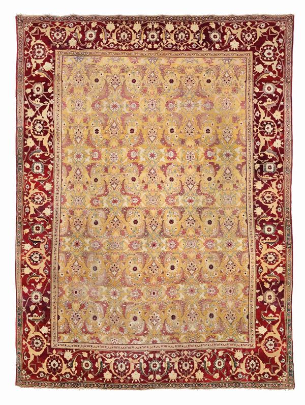 Elegante tappeto Agra, India metà XIX secolo