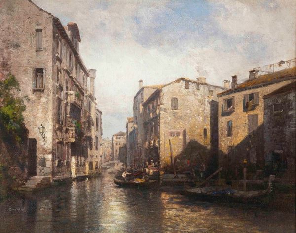 Antoine Bouvard (1870 - 1955/56) Canale veneziano