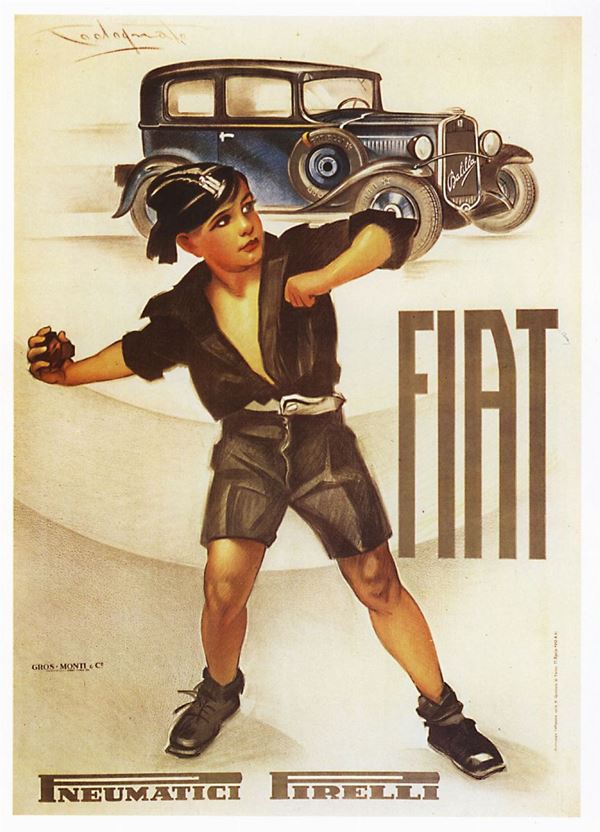 Plinio Codognato ( 1878- 1940) FIAT 508