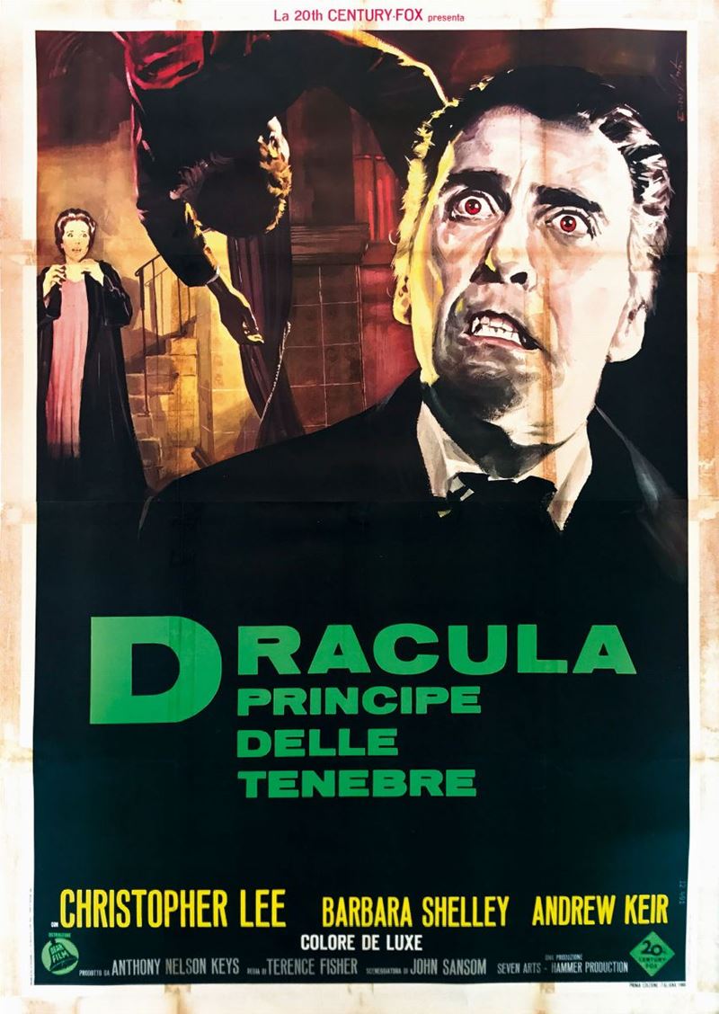 E. Nistri, Dracula Principe delle Tenebre, 1966&lt;br&gt;DRACULA IL PRINCIPE  DELLE TENEBRE - Auction Vintage Posters - Cambi Casa d&#39;Aste