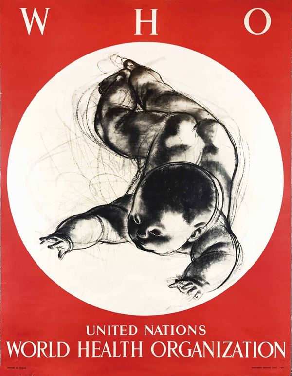 Hans Erni (1909-2015) WHO / UNITED NATIONS, WORLD HEALTH ORGANIZATION