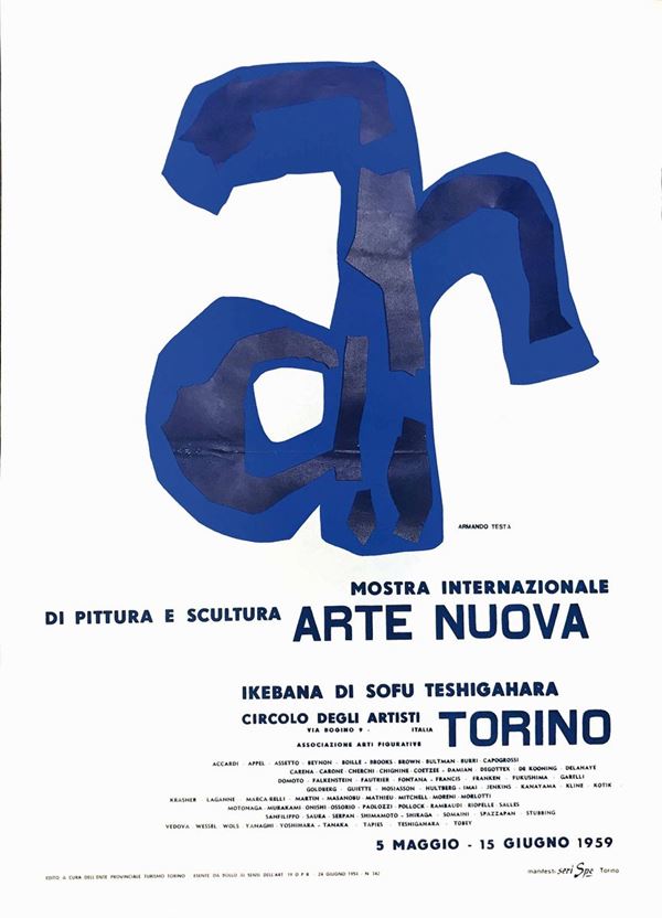 Armando Testa (1917-1992) MOSTRA INTERNAZIONALE DI PITTURA E SCULTURA ARTE NUOVA… TORINO