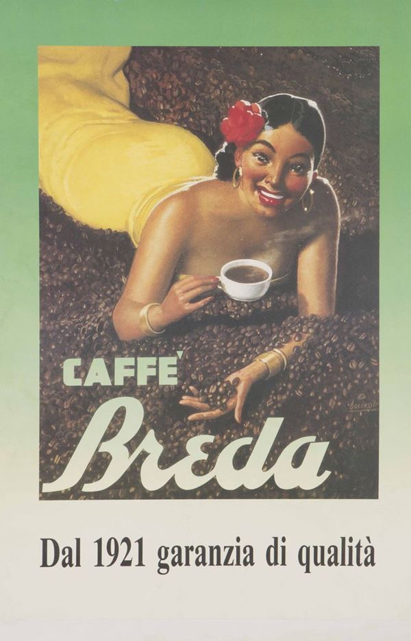 Gino Boccasile (1901-1952) CAFFE’ BREDA, DAL 1921 GARANZIA DI QUALITA’
