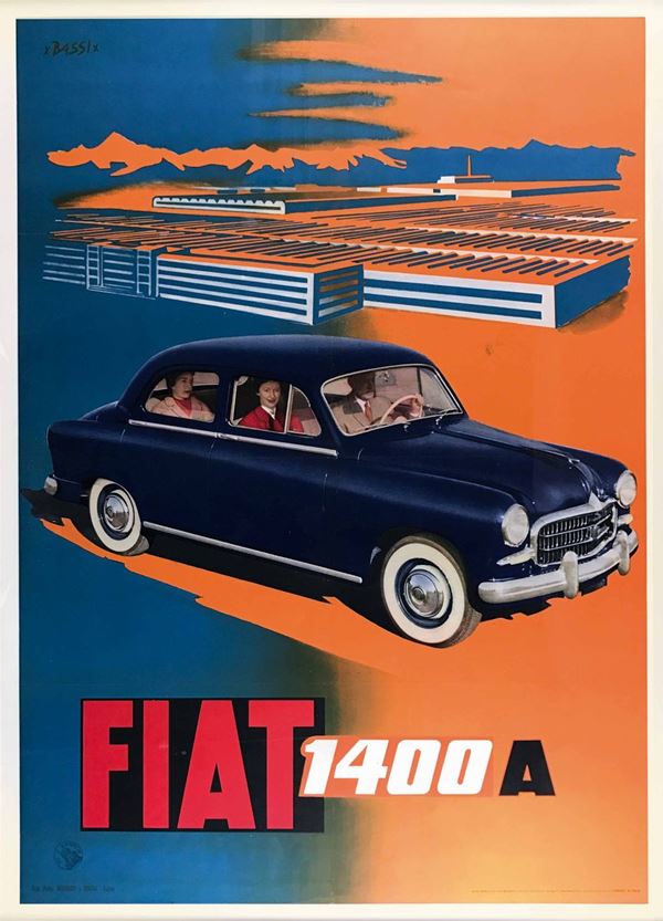Renzo Bassi (1903-1978) FIAT 1400 A
