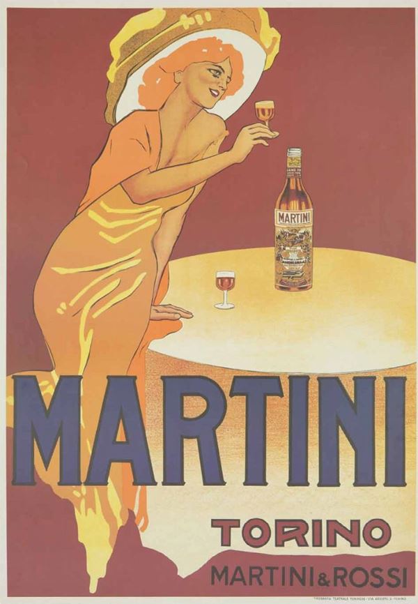 Marcello Dudovich (1878-1962) MARTINI TORINO / MARTINI & ROSSI