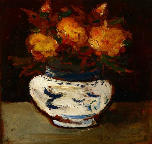 Giovanni Bartolena (1866 - 1942) Vaso di fiori