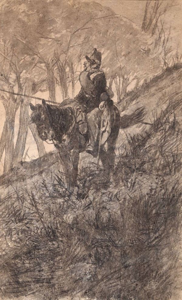 Giovanni Fattori (1825 - 1908) Soldati a cavallo