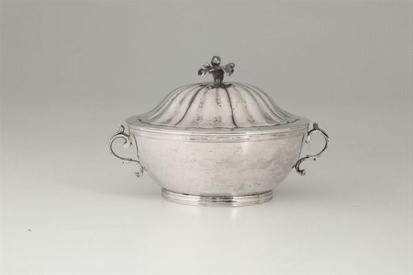 A silver tureen, Brescia, late 1700s