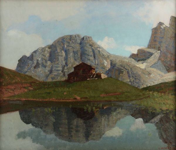 Oreste Albertini (1887 - 1953) Lago d’Antermoia