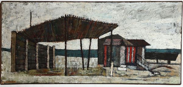 Bepi Romagnoni (1930-1964) Paesaggio, 1954