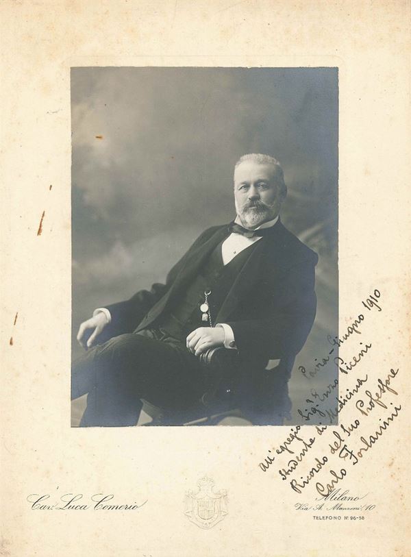 Cav. Luca Comerio Carlo Forlanini, Pavia, Giugno 1910