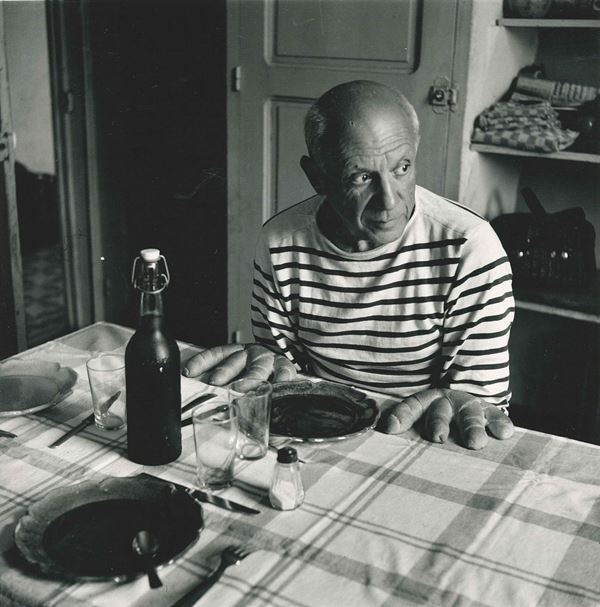 Robert Doisneau (1912-1994) Les pains de Picasso, 1952