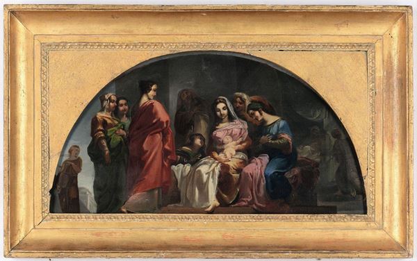 Scuola italiana dell'inizio del XIX secolo La nascita della Vergine