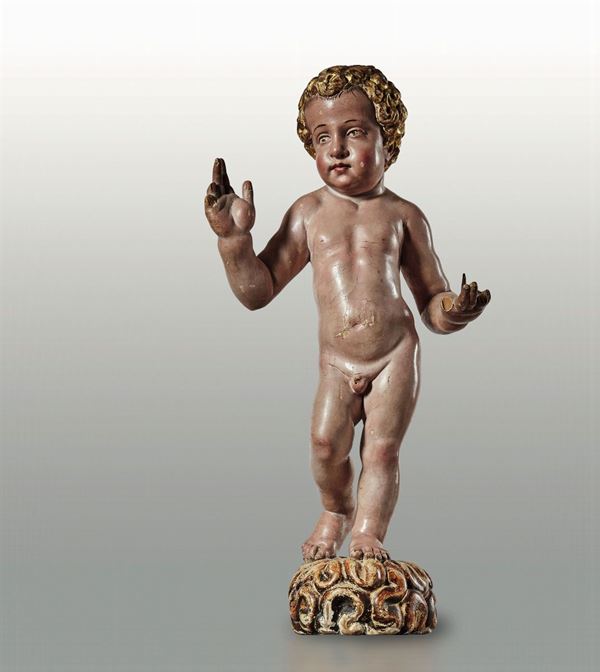 A blessing Child Jesus, Spain, 1500s