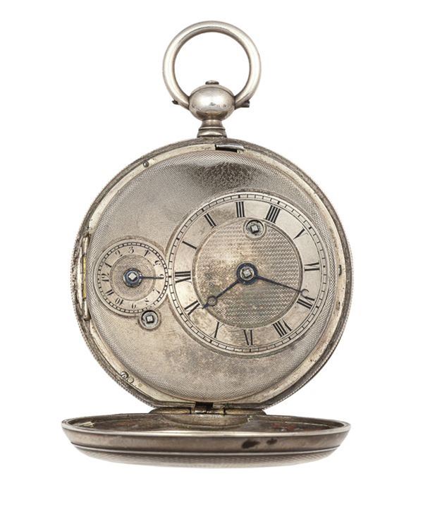 PERRIN FRERES - Antico orologio da tasca in argento.
