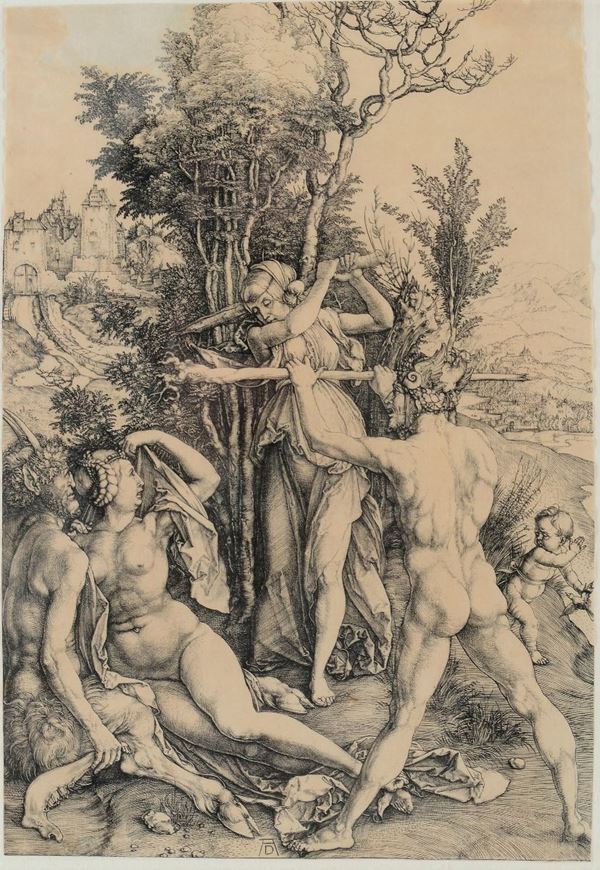 Albrecht Dürer (Norimberga 1471-1528) Il grande satiro, 1498