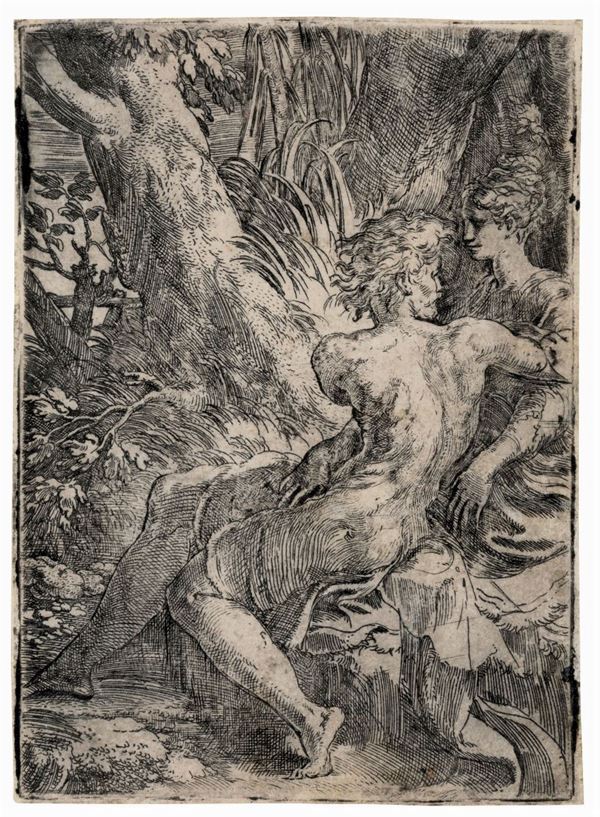 Girolamo Francesco Mazzola detto il Parmigianino (Parma 1503-1540) I due amanti