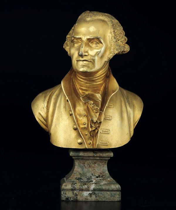 A bronze George Washington, Paris, late 1700s