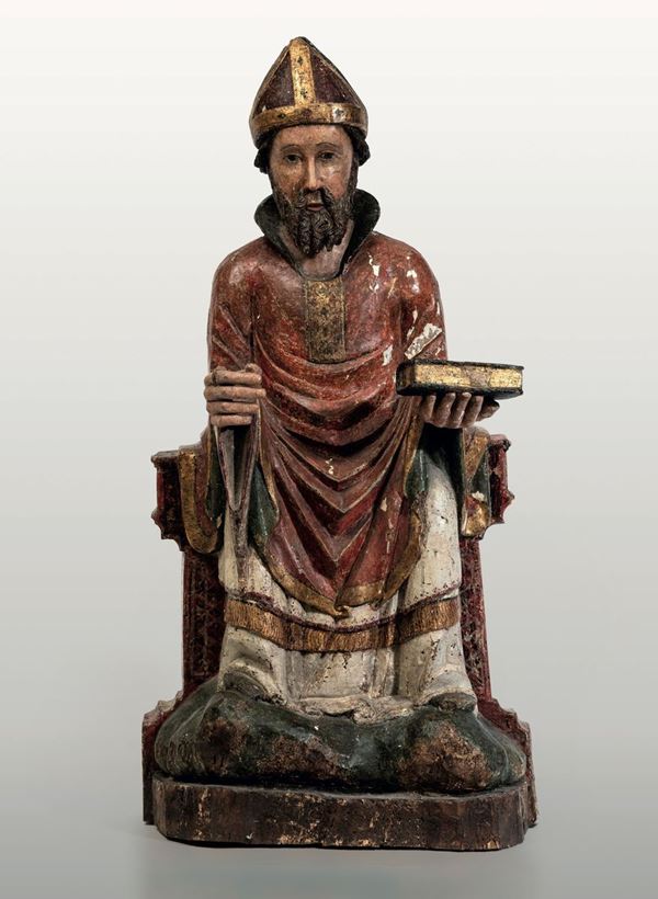 A St. Augustine, Catalonya/Pyrenees, mid 1300s
