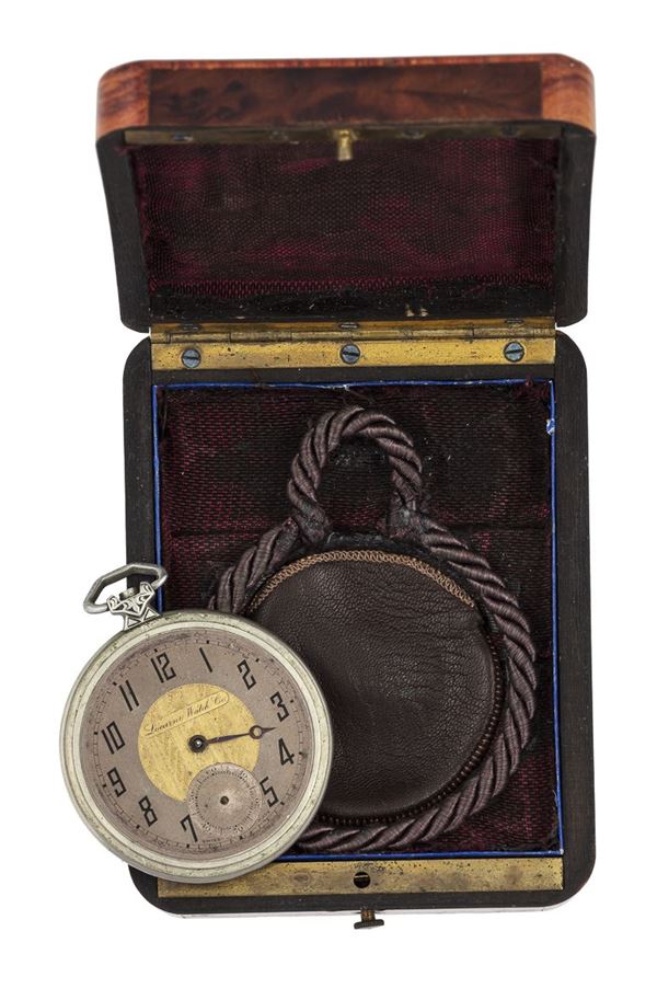 Pocket watch with box.