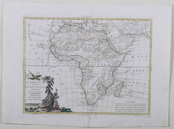 Zatta, Antonio L'Africa divisa nei suoi principali stati..Venezia,Zatta,1776