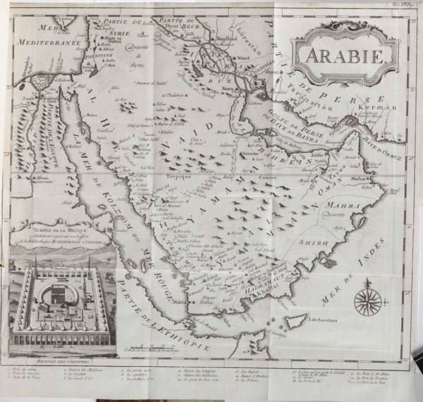 Janver, Bellin, Bonne, e altri cartografi Atlante miscellaneo di carte ripiegate..Francia, Metà sec. XVIII.