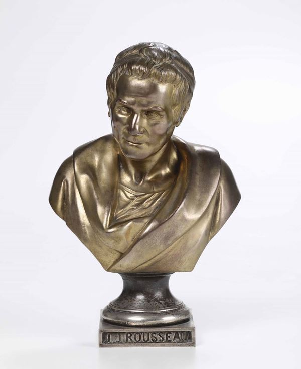 Emile Guillemin - Emile Guillemin (1841 - 1907) Busto di J.J Russeau