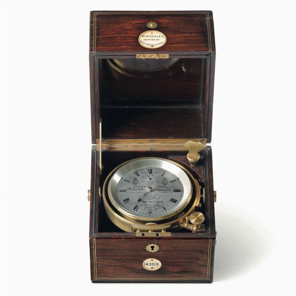 Cronometro da marina 56 ore di carica, Victor Kullberc, Londra XIX secolo 