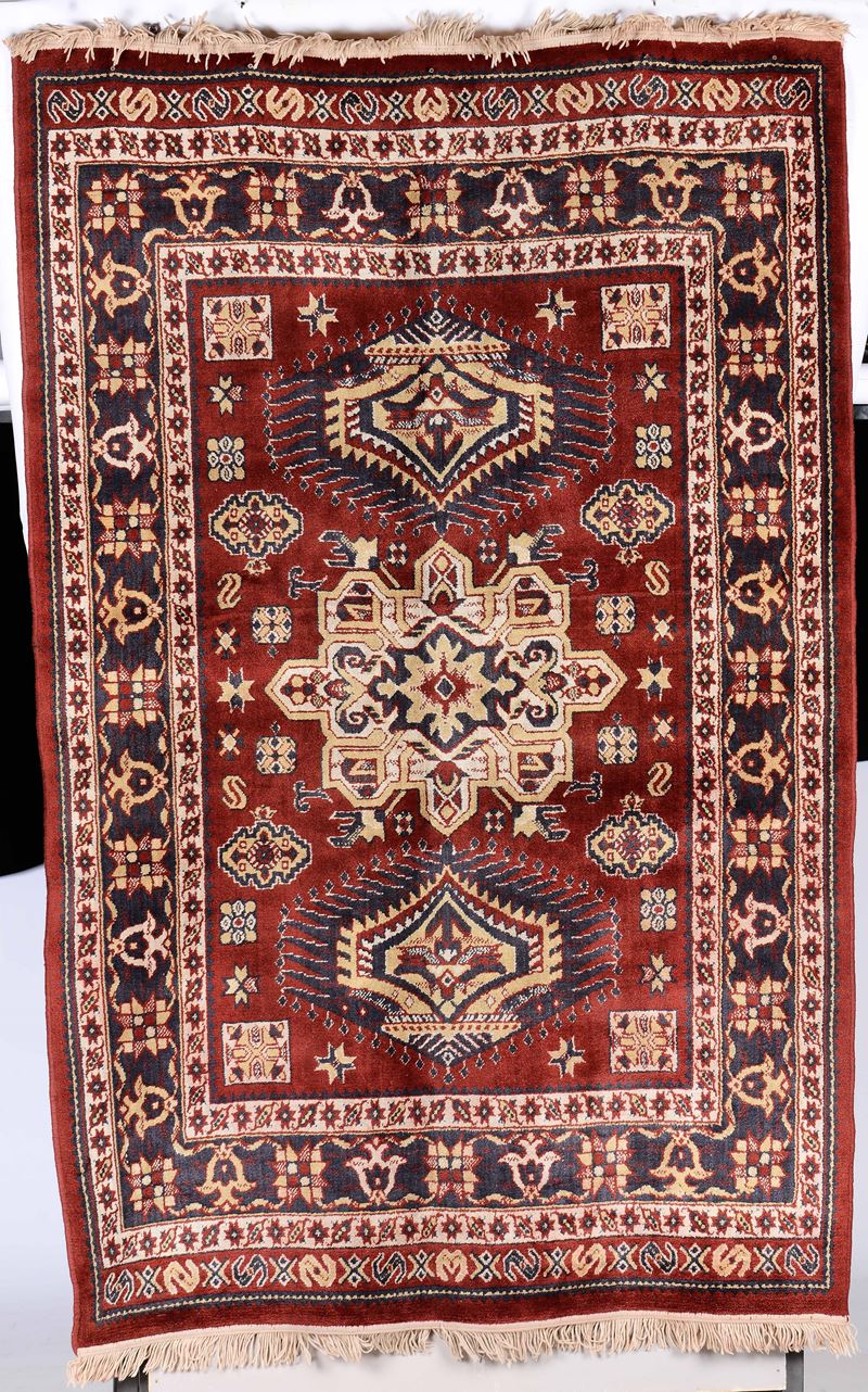 Tappeto fatto a telaio meccanico XX secolo  - Auction Carpets - Timed Auction - Cambi Casa d'Aste