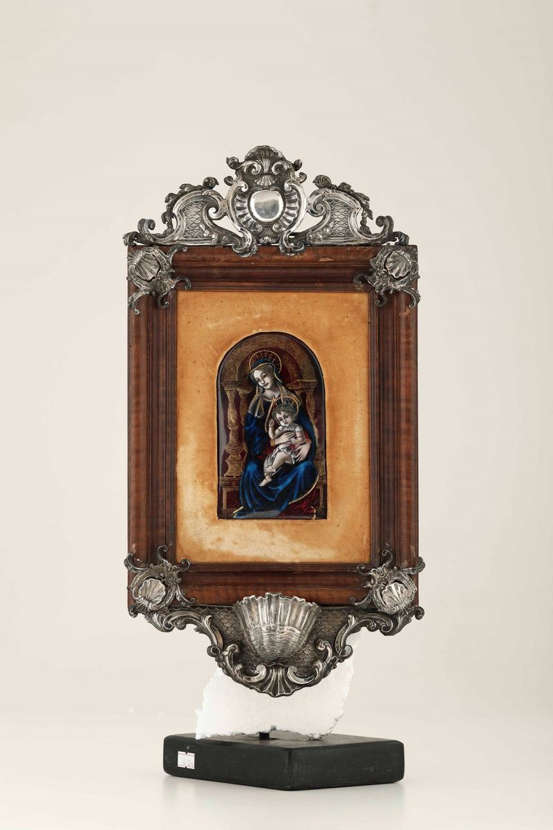 A silver holy water fount, Genoa 1700s  - Auction Silvers | Cambi Time - Cambi Casa d'Aste
