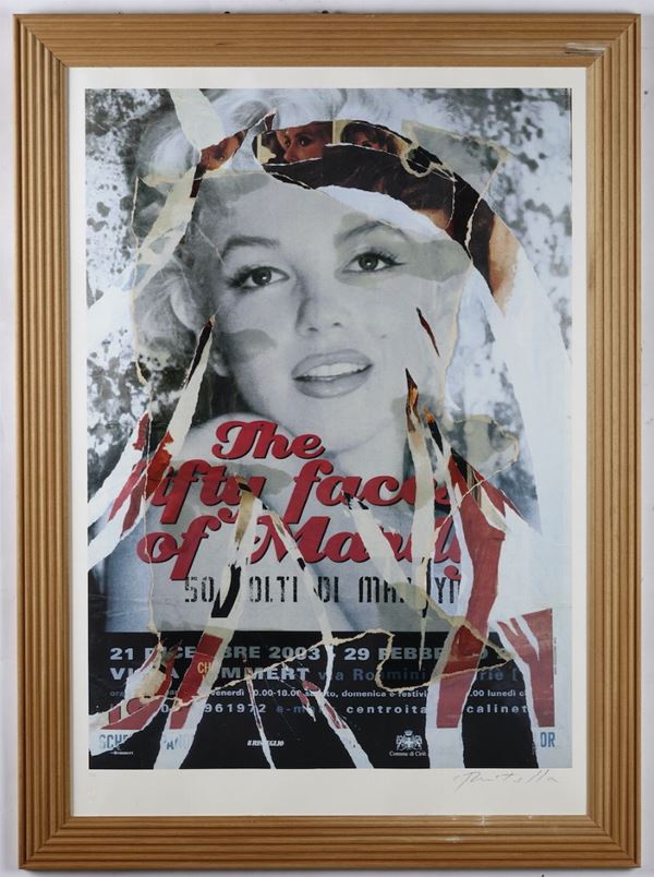 Mimmo Rotella (1918-2006) The fifty faces of Marilyn
