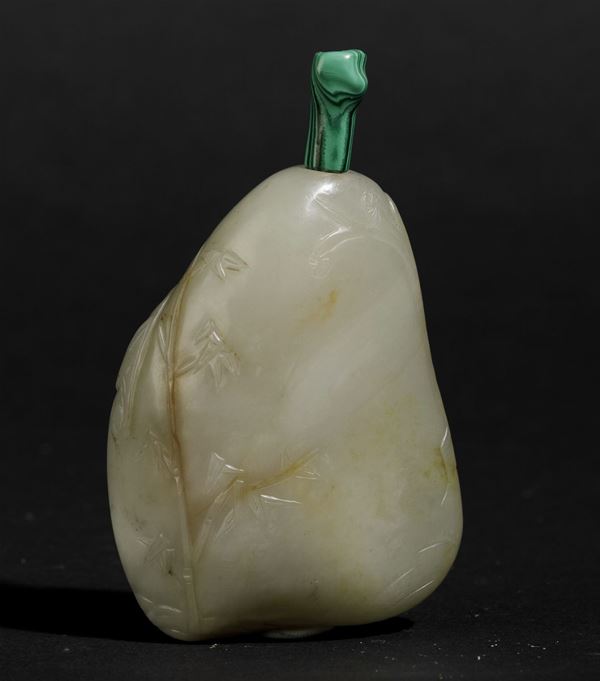 A jade snuff bottle, China, Qing Dynasty, 1800s