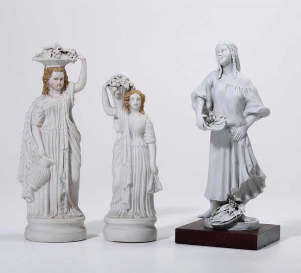 Tre figurine, XX secolo