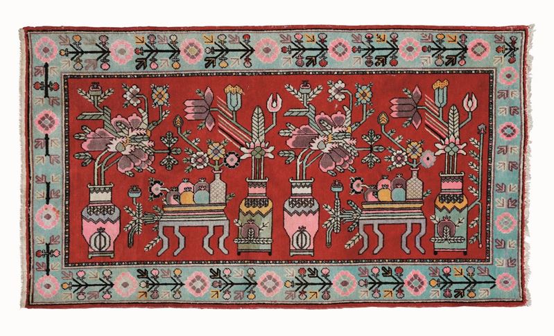 Tappeto Samarcanda inizio XX secolo  - Auction Carpets - Timed Auction - Cambi Casa d'Aste